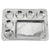 Stainless Steel Square Dosa Mess Tray - L 16