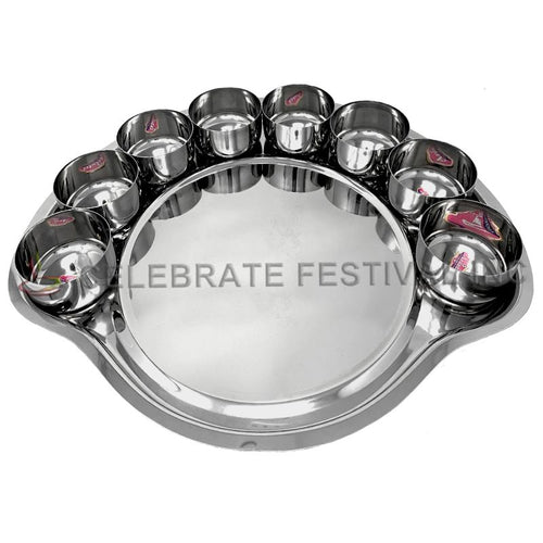 Mickey Mouse Thali (Plate) 17 x12.5 (3.5" extension for Bowl/ Katori)