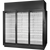 True TRM3L-NY-BLK-WHT-1BLKLLL-4 True Retail Merchandiser • 3-Door • Low Temp – Finished Left Panel/In Line Right Panel – Black Exterior – White Interior – Aluminum Frame Black Doors • All Left Door Hinge – 4000K LED Lighting