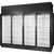 True TRM4L-YY-BLK-WHT-1BLKLLLL-4 True Retail Merchandiser • 4-Door • Low Temp – In Line Left Panel/In Line Right Panel – Black Exterior – White Interior – Aluminum Frame Black Doors • All Left Door Hinge – 4000K LED Lighting