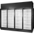 True TRM4M-YY-BLK-WHT-1BLKLLLL-4 True Retail Merchandiser • 4-Door • Medium Temp – In Line Left Panel/In Line Right Panel – Black Exterior – White Interior – Aluminum Frame Black Doors • All Left Door Hinge – 4000K LED Lighting