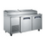 Admiral Craft U-STAR Refrigerated Pizza Prep Table with Cold Rail Storage