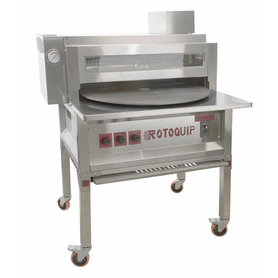 Rotoquip Rotating Tandoor Roti Naan Pita Bread Oven - Deluxe Model ( With Glass), Made in UK - ELECTRIC (NON NSF CERTIFIED MODEL), 3 Phase 208-230 VOLT