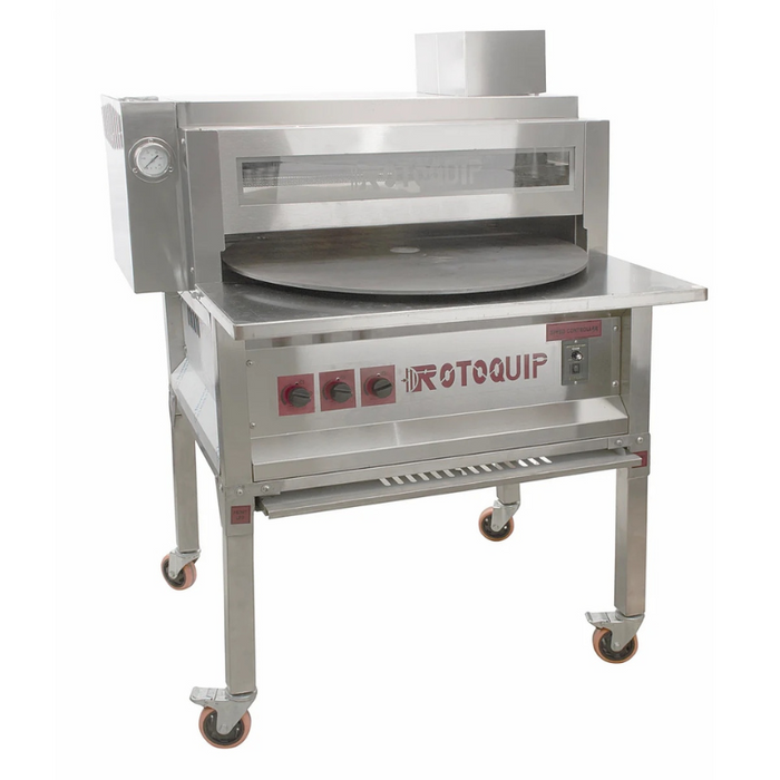 Rotoquip Rotating Tandoor Roti Naan Pita Bread Oven - Deluxe Model ( With Glass), Made in UK - ELECTRIC  (NON NSF CERTIFIED MODEL)