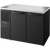 True TBR48-RISZ1-L-B-SS-1 Reach-In Single Zone Refrigerator with Left Side Refrigeration System. Black Exterior and Solid Swing Doors