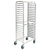 Winco ALRS-20BK 20-Tier Side-Load Sheet Pan Rack with Brakes
