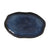 Porto Brasil Bio Shallow Oval Platter 11.81 in. Stoneware Denim ( Case of 12)