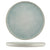 Ariane Paros Aqua Round Porcelain Short Rim Stackable Plate ( Case Of 4 )