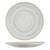 Ariane Paros Shell Aqua Round Porcelain Coupe Rimless Plate ( Case Of 12 )