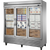 True TS-72FG-HC~FGD01 Reach-In Glass Swing Door Stainless Steel Freezer