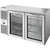 True TBR60-RISZ1-L-S-GG-1 Reach-In Single Zone Refrigerator with Left Side Refrigeration System. Stainless Exterior and Glass Swing Doors