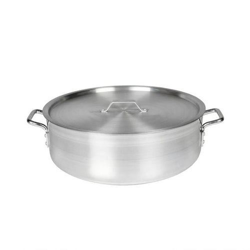 Thundergroup 24 QT ALUMINUM BRAZIER POT & LID MIRROR FINISH