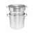 Thundergroup 20 QT ALUMINUM PASTA COOKERS MIRROR FINISH