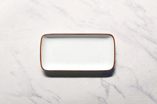 Ariane Terra Arena Rectangle Porcelain Plate ( Case Of 6 )