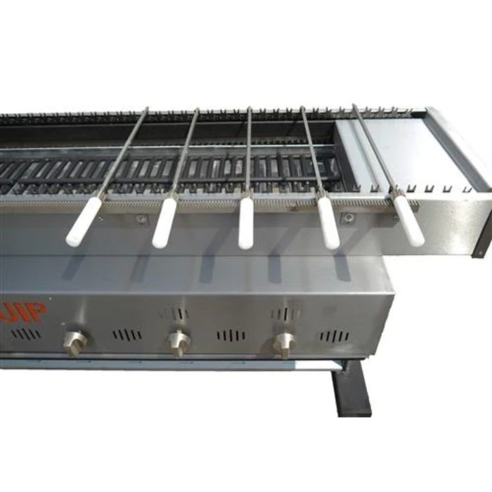 Rotoquip Automatic Conveyor Seekh Kabab Grill-30 : 52" W x 24" D x 36" H.