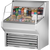 True THAC-36-S-HC-LD Horizontal Air Curtain Refrigerated Merchandiser with Stainless Exterior, Hydrocarbon Refrigerant & LED Lighting