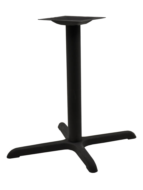 BLACK COLUMN DIA 4.5 INCH WITH SQUARE TOP SPIDER 40 INCH BAR HEIGHT