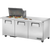 True TSSU-72-12M-B-HC Mega-Top Solid Door Sandwich/Salad Unit with Hydrocarbon Refrigerant