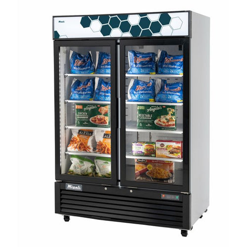 Migali C-49FM-HCE 49 Cu. Ft. Glass Door Merchandiser Freezer