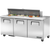 True TSSU-72-16-HC Solid Door Sandwich/Salad Unit with Hydrocarbon Refrigerant