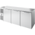 True TBR84-PTSZ1-L-S-SSS-SSS-1 Pass-Thru Single Zone Refrigerator with Left Side Refrigeration System. Stainless Exterior and Solid Swing Doors