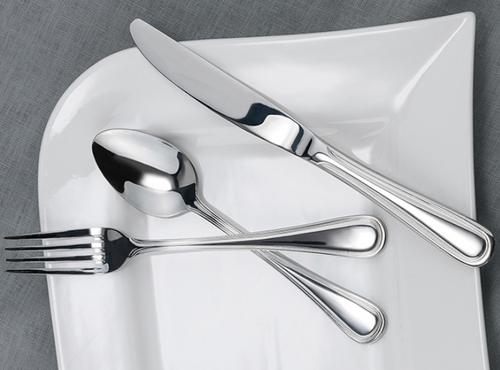 Flatware Continental, Spoon & Fork, 18/0 Extra Heavyweight, 1 doz by Winco