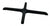TABLE BASES ONLY 33 INCH X 33 INCH BLACK BASES