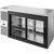 True TBR60-PTSZ1-L-S-11-11-1 Pass-Thru Single Zone Refrigerator with Left Side Refrigeration System. Stainless Exterior and Glass Slide Doors