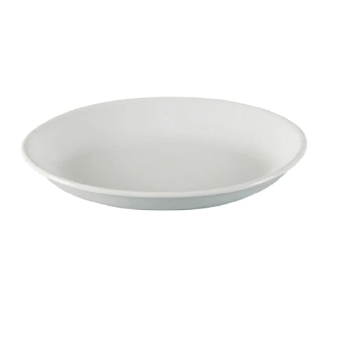 Yanco Abco Chinaware 19" x 13 3/4" x 2 1/4" Oval Deep Platter – Heavy-Duty Commercial Serving Platter ( Pack Of 4 ))