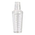 Winco BS-16PC Clear Plastic Bar Shaker