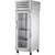 True STR1HPT-1G-1S Pass-Thru Glass Front/Solid Rear Swing Doors Heated Cabinet
