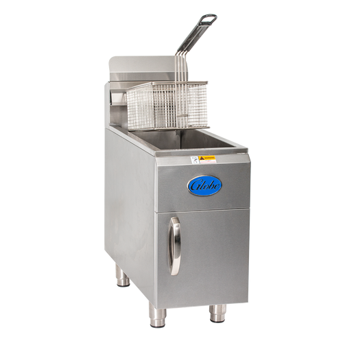 Globe GF15PG 15lb Propane Gas Countertop Fryer