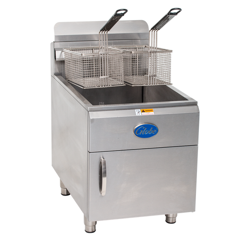Globe GF30PG 30lb Propane Gas Countertop Fryer