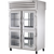 True STG2RPT-4HG-2G-HC Pass-Thru Glass Half Front/Glass Rear Swing Doors Refrigerator