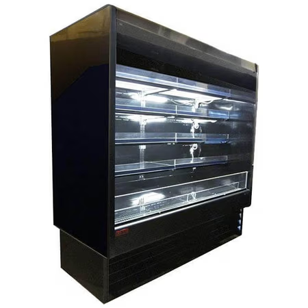 Howard McCray SC-OD35E-4-SW 51" Vertical Open Display Case Merchandiser