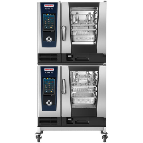 Rational Double Deck 6 Pan Half-Size Electric Combi Oven iCombi Pro Oven -208-240V -3 Phase