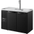 True TDR48-RISZ1-L-B-SS-1 Reach-In Single Zone Refrigerator with Left Side Refrigeration System. Black Exterior and Solid Swing Doors