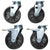 Imperial Swivel Plate Caster Sets