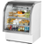True TCGG-36-HC-LD Curved Glass Refrigerated Deli Case