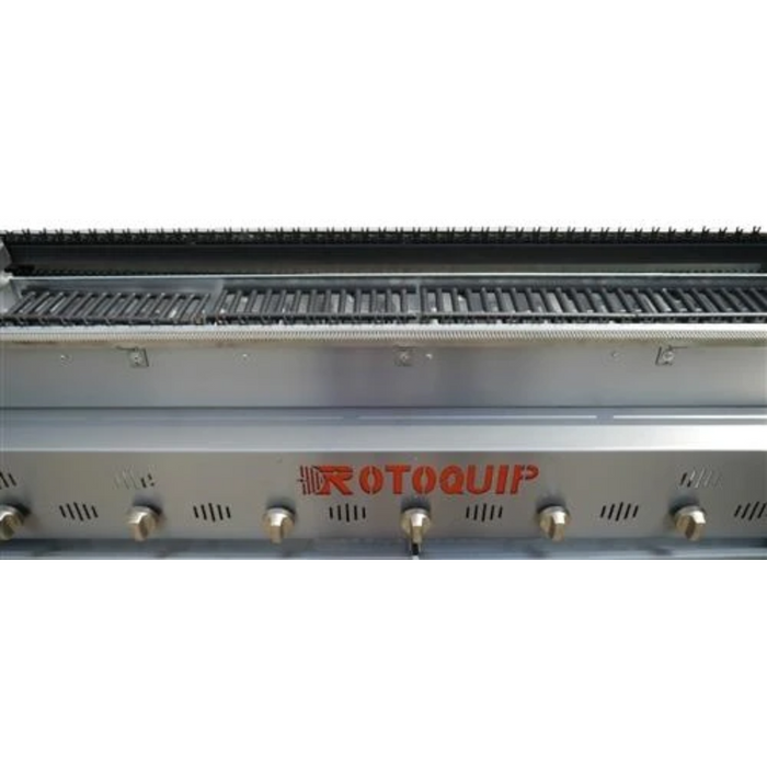 Rotoquip Automatic Conveyor Seekh Kabab Grill-30 : 52" W x 24" D x 36" H.