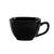 CAC Chinaware Color Arts Square Cup Black 8oz 3 3/4