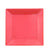 CAC Chinaware Color Arts Square Plate Red 10