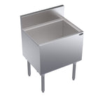 Krowne KR19-24-10 24" Royal Series Cocktail Station with Cold Plate, 74 lb Ice Bin, Stainless Steel