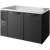 True TBR60-PTSZ1-L-B-SS-SS-1 Pass-Thru Single Zone Refrigerator with Left Side Refrigeration System. Black Exterior and Solid Swing Doors