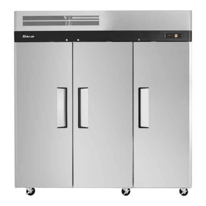Turbo Air M3R72-3-N M3 Top Mount Reach-in Refrigerator With Self-Diagnostic Monitoring 65.8 cu. ft. System