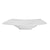 CAC Chinaware Modern Square Soup Plate 10oz 9
