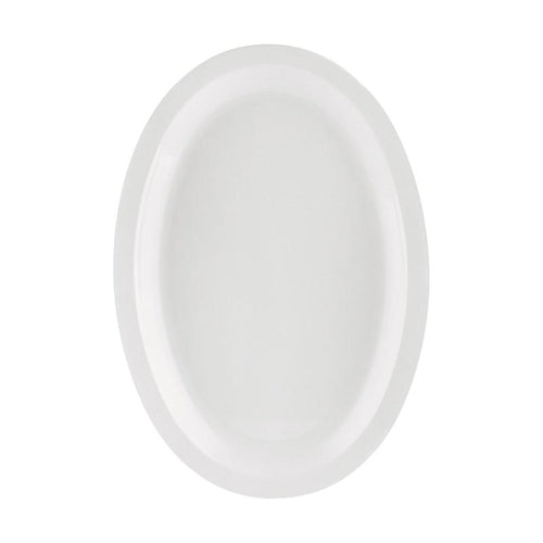 CAC Chinaware Maxwell-Narrow Rim Oval Platter N.R. 11-1/2"