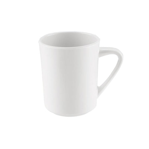 CAC Chinaware Maxwell-Rolled Edge Sierra Mug White 8oz 3"