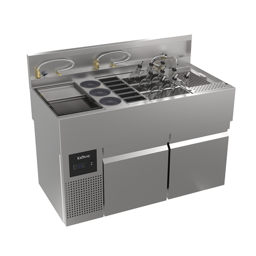 Krowne MoveWell Adaptive Station with Ultra-Low Profile Refrigeration & Margarita Kit – MW48R-MC
