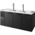 True TDR72-RISZ1-L-B-SSS-1 Reach-In Single Zone Refrigerator with Left Side Refrigeration System. Black Exterior and Solid Swing Doors